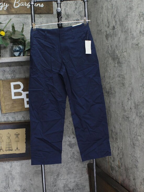 a new day Accessories - A New Day Navy Blue A Day High Rise Straight Ankle Chino Pants Navy 4